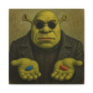 The Choice — Surreal canvas wall art print